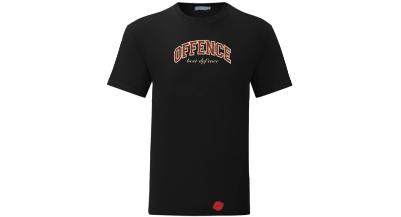 T-SHIRT OFFENCE BEST DEFENCE BLACK NEW GENERATION BLACK Offence best defence