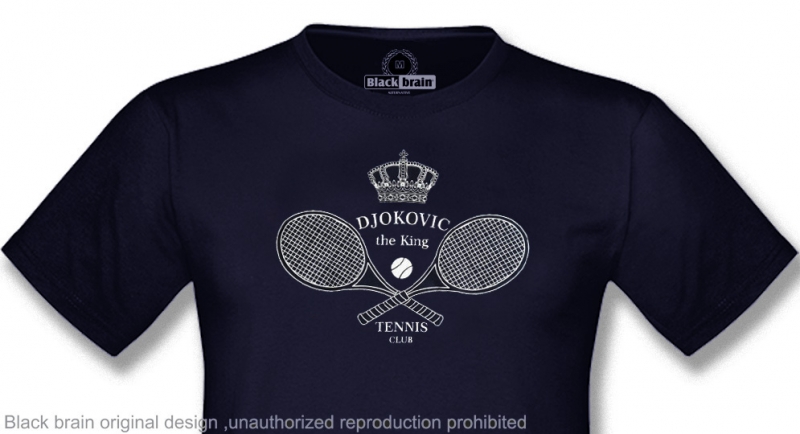 T-SHIRT DJOKOVIC THE KING T-shirts