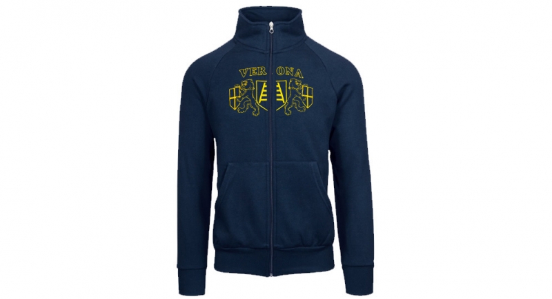 SWEAT JACKET FULL ZIP MASTINI VERONA SCUDO SCALA Sweaters & Hoodies