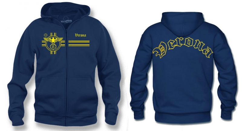 HOODY ZIP VERONA AQUILA FLAG Sweaters & Hoodies